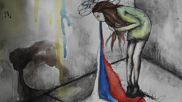 Антиросійська картина луганської дівчинки сколихнула соцмережі