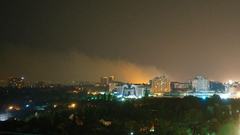 Едким дымом затянуло Одессу Едким дымом затянуло Одессу