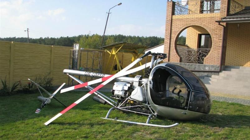 На аэродроме в Кременчуге упал новый вертолет