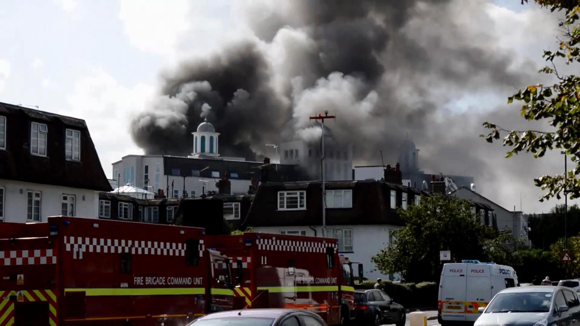 Горить одна з найбільших у Європі мусульманських святинь Горить одна з найбільших у Європі мусульманських святинь
