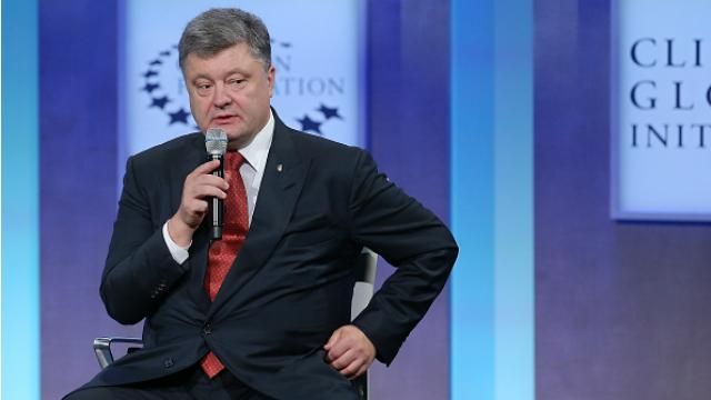 Порошенко розгулює Нью-Йорком пішки через сильні затори 