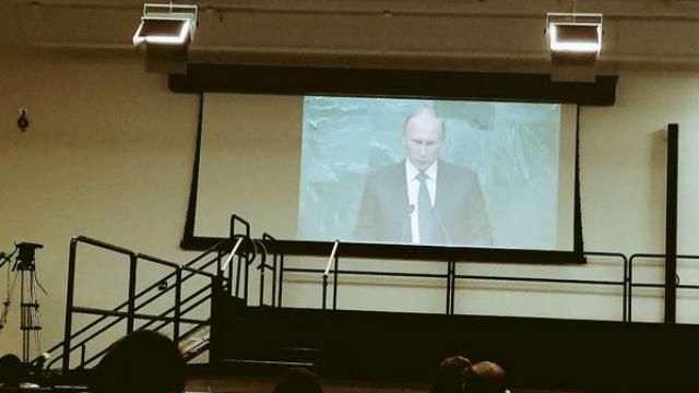 Українці в ООН не захотіли навіть слухати Путіна Українці в ООН не захотіли навіть слухати Путіна