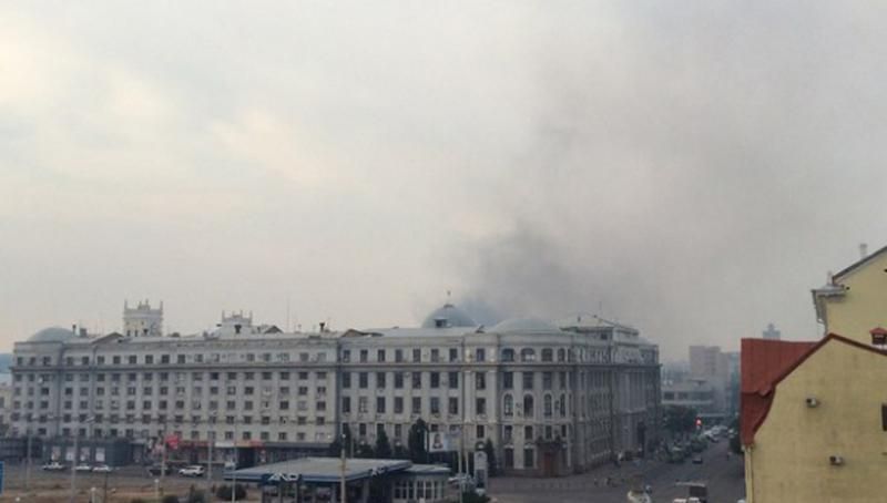 Харьков накрыло дымовой завесой из-за пожара на вокзале