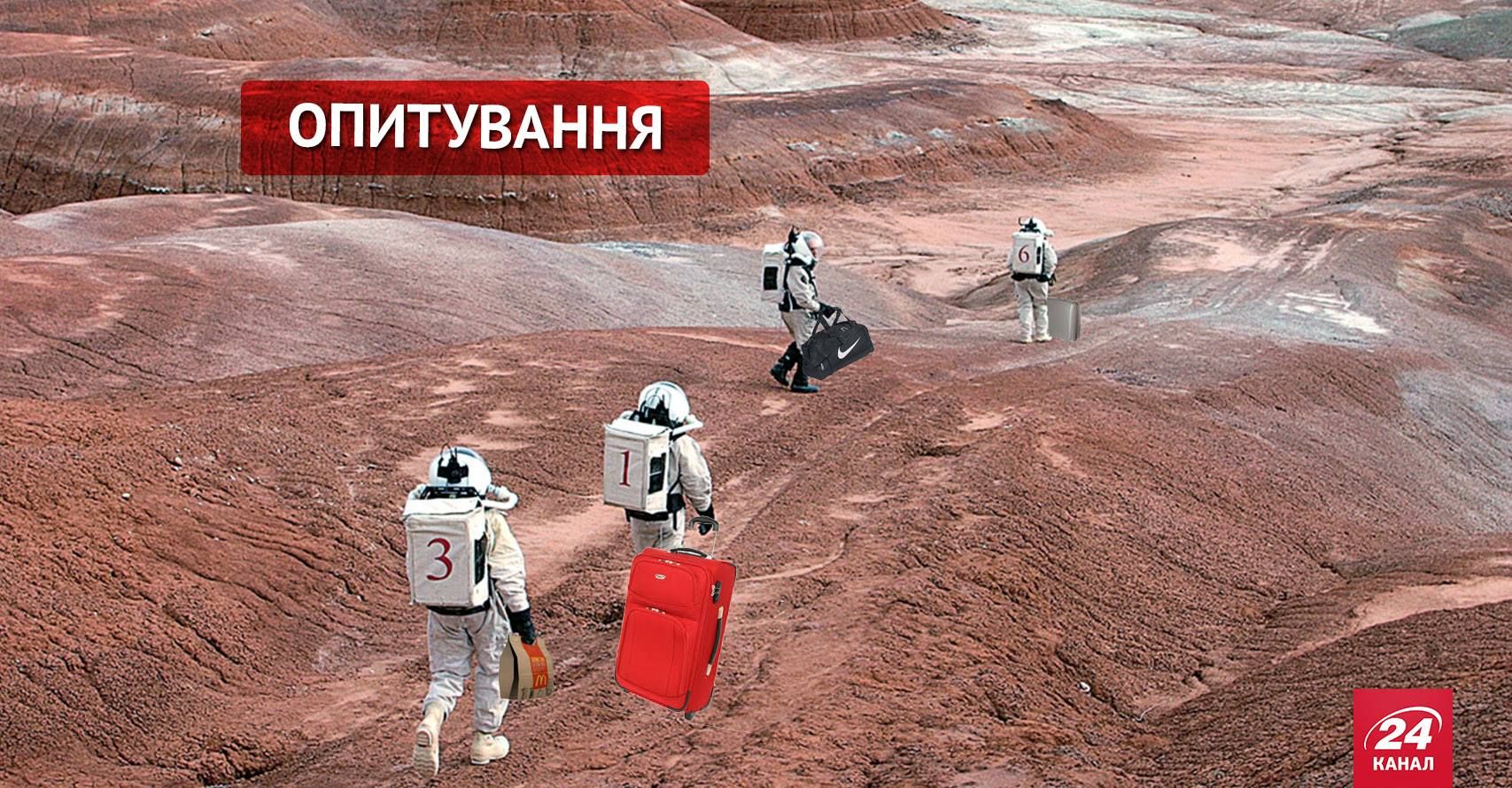 Опитування: Чи готові ви перебратися на Марс і почати там нове життя? Опитування: Чи готові ви перебратися на Марс і почати там нове життя?