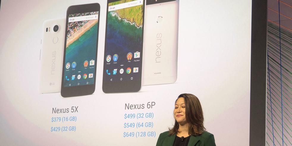 Nexus 5X та Nexus 6P: Google потішив смартфонами майбутнього