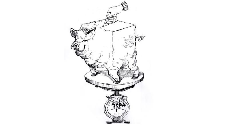 Карикатура тижня: яка ціна місцевих виборів? Карикатура тижня: яка ціна місцевих виборів?