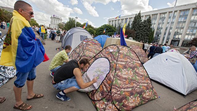Мер Кишенева побачив "руку Москви" у протестах