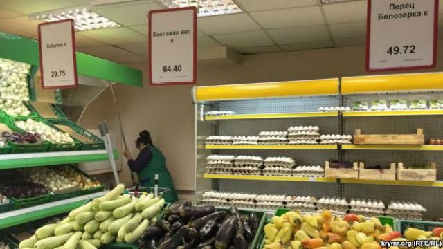 Блокада діє. У Криму суттєво зросла вартість продовольства