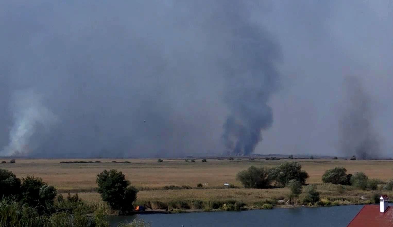 На Одещині горять заповідники На Одещині горять заповідники