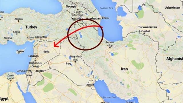Російські ракети не долетіли до Сирії та впали в Ірані