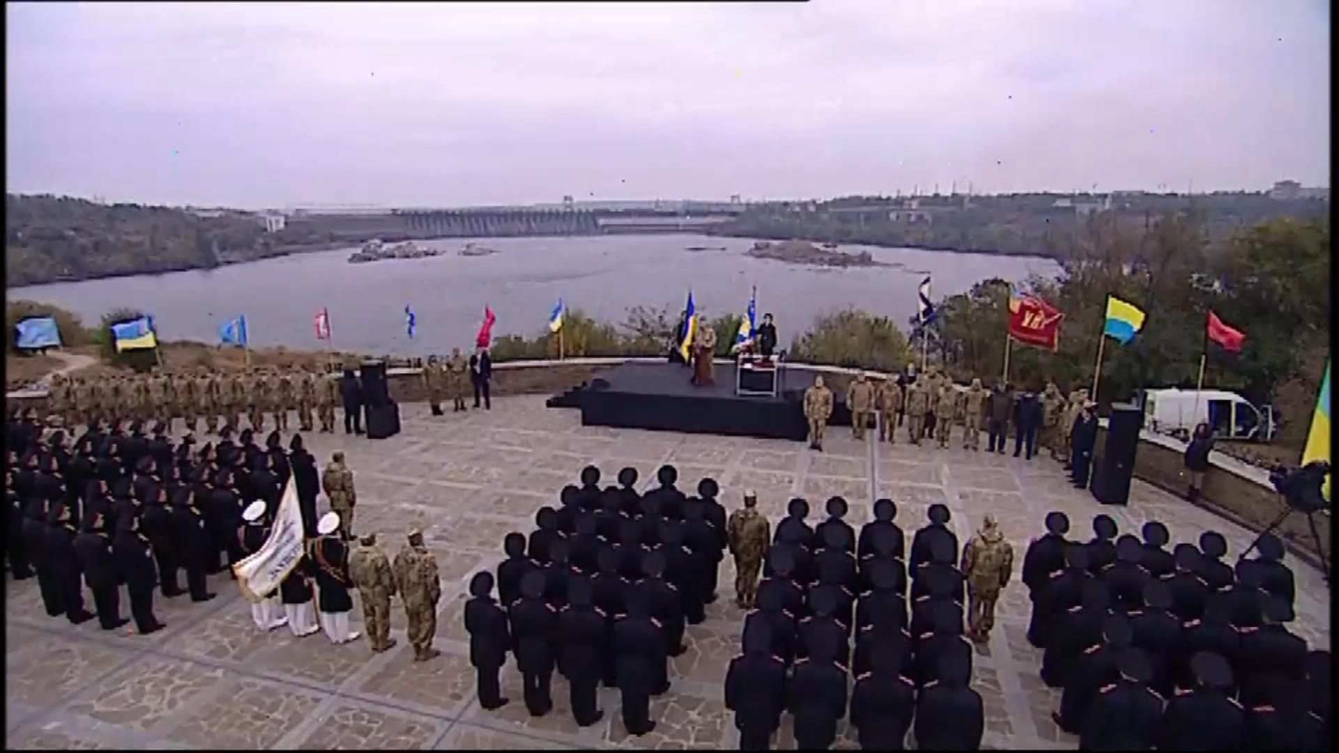Урочистості до Дня захисника України за участі Порошенка (повна версія)