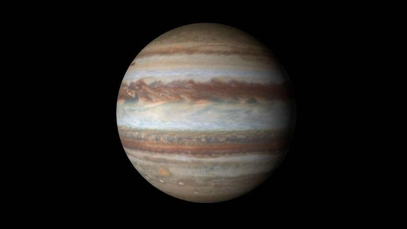 NASA показала уникальное видео о Юпитере