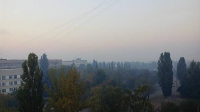 Черкаси огорнув отруйний дим Черкаси огорнув отруйний дим