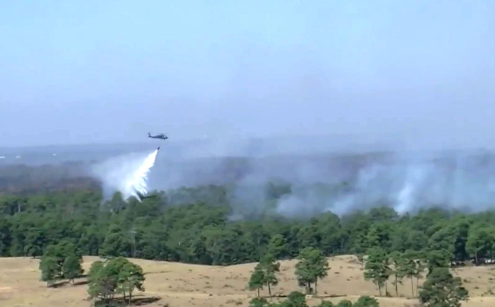 Техас охватил масштабный пожар Техас охватил масштабный пожар