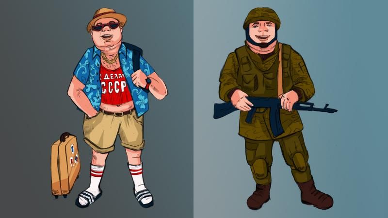 Карикатура тижня: Воєнний туризм терористів у Сирії Карикатура тижня: Воєнний туризм терористів у Сирії