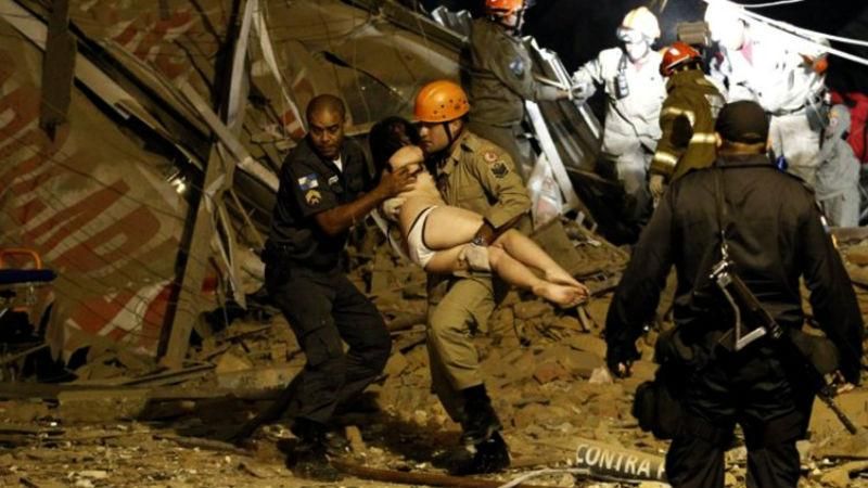 Мощный взрыв в Бразилии сравнял с землей не менее 10 домов: есть жертвы