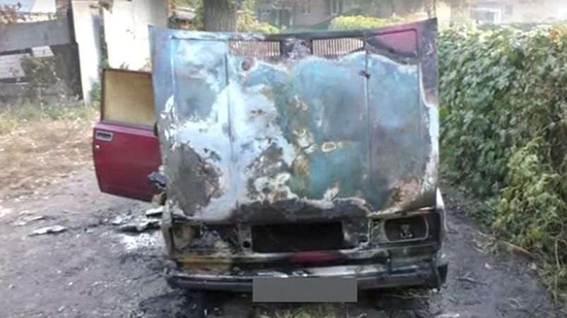Журналисту в Полтаве сожгли машину