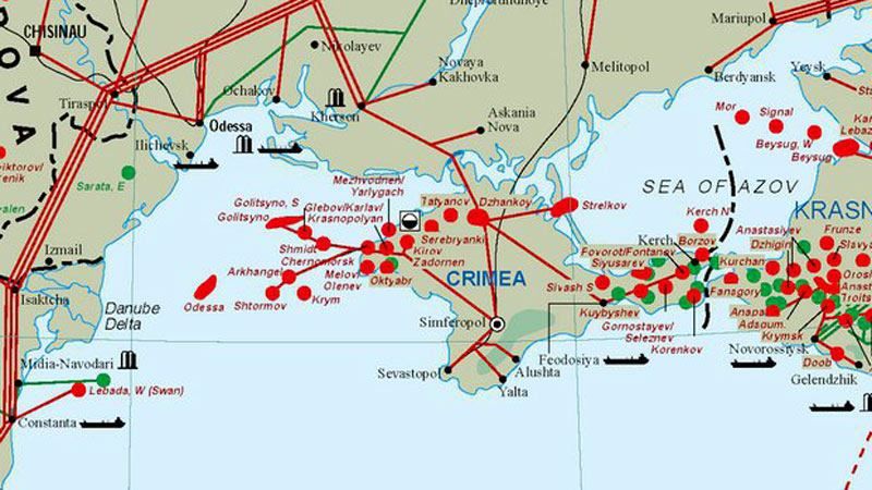 Окупанти з Криму хочуть видобувати газ неподалік Одеси Окупанти з Криму хочуть видобувати газ неподалік Одеси