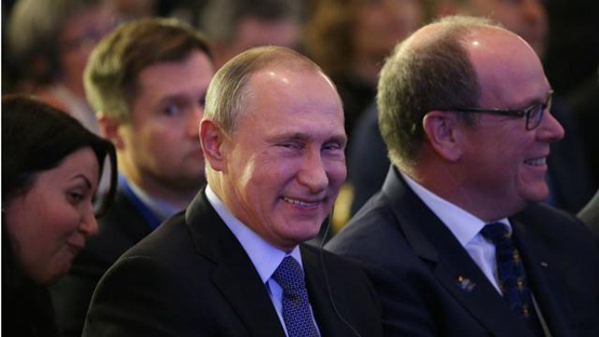 Рейтинг Путіна "рванув" до нового рекорду Рейтинг Путіна "рванув" до нового рекорду