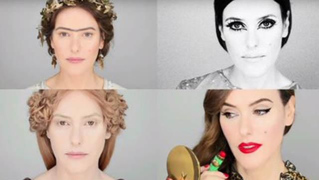 Дівчина зняла відео еволюції мейкапу за 5 тисячоліть Дівчина зняла відео еволюції мейкапу за 5 тисячоліть