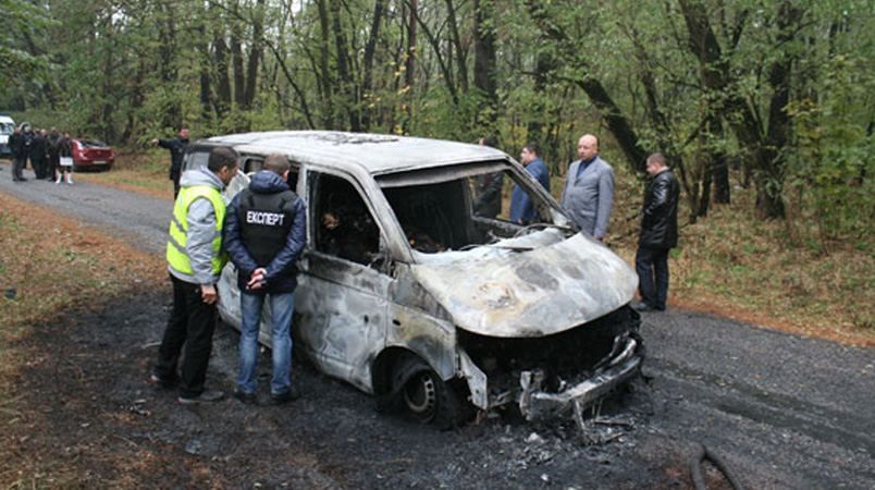 Убийство инкассаторов в  Черниговской области: появились жуткие фото с места преступления (18+)