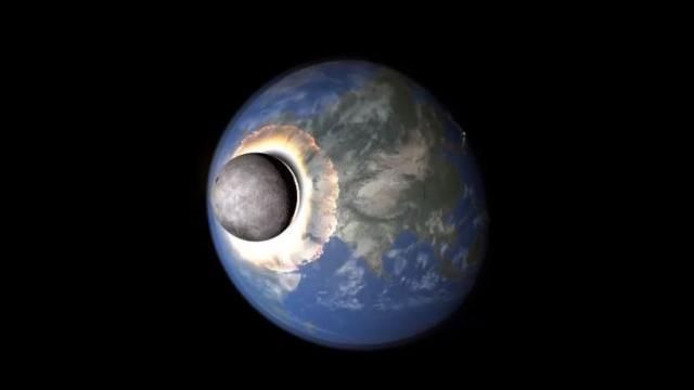 Що станеться з Землею при зіткненні з Місяцем: відео, яке вражає