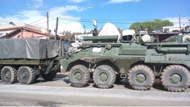 У мережі показали російську військову техніку в Сирії У мережі показали російську військову техніку в Сирії