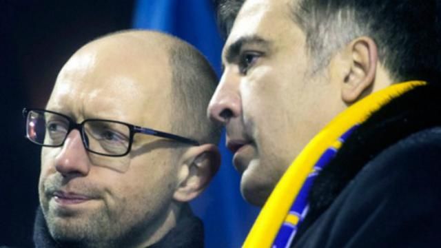 Эксперт объяснил, чем обернется для Украины ссора Саакашвили и Яценюка