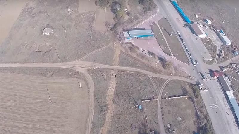 Блокада Крыма: еще одно невероятное видео