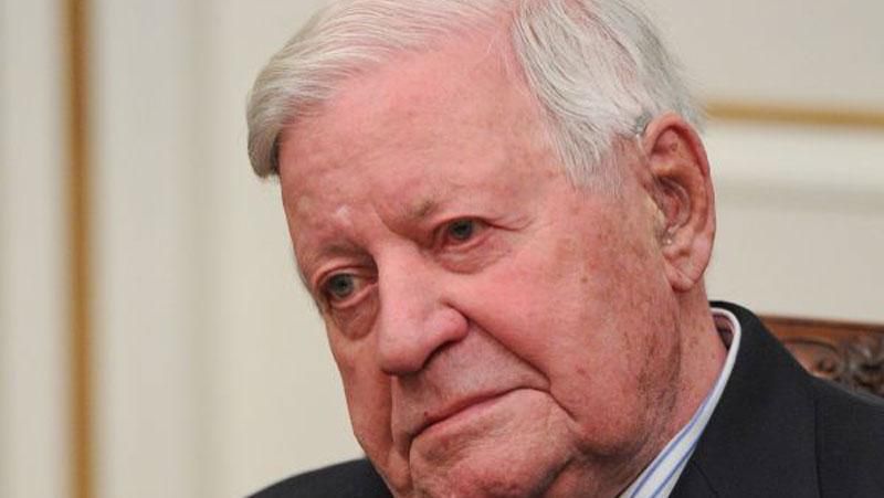Помер екс-канцлер Німеччини Гельмут Шмідт Помер екс-канцлер Німеччини Гельмут Шмідт