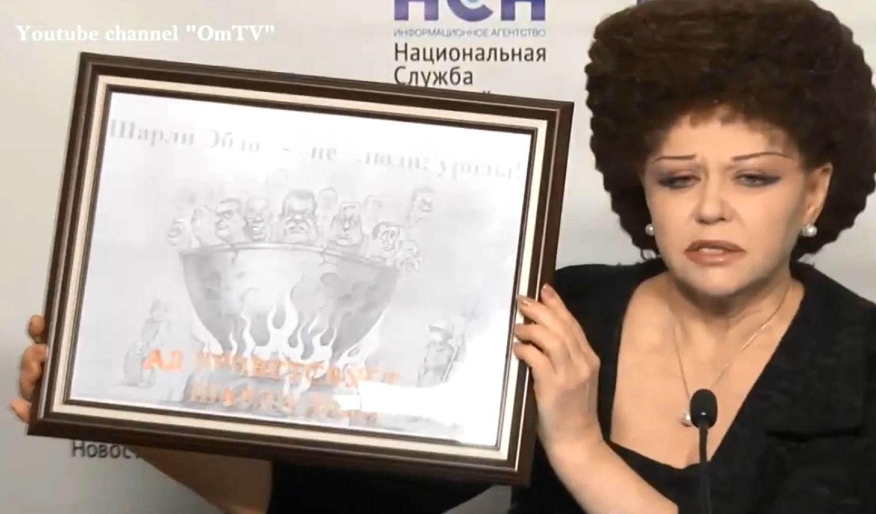 Российский сенатор украла карикатуру украинского художника