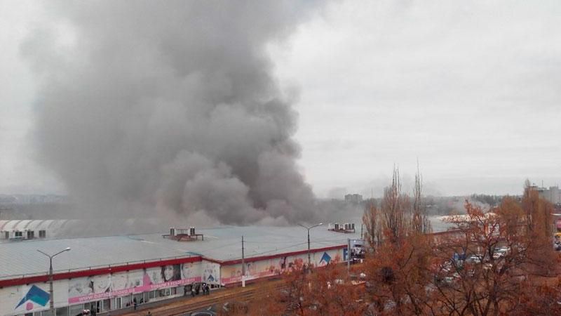 В Харькове горит крупнейший торговый центр в Восточной Европе: подробности