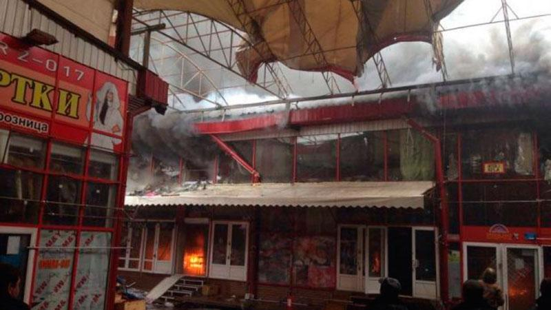 Пожар в Харькове ликвидирован