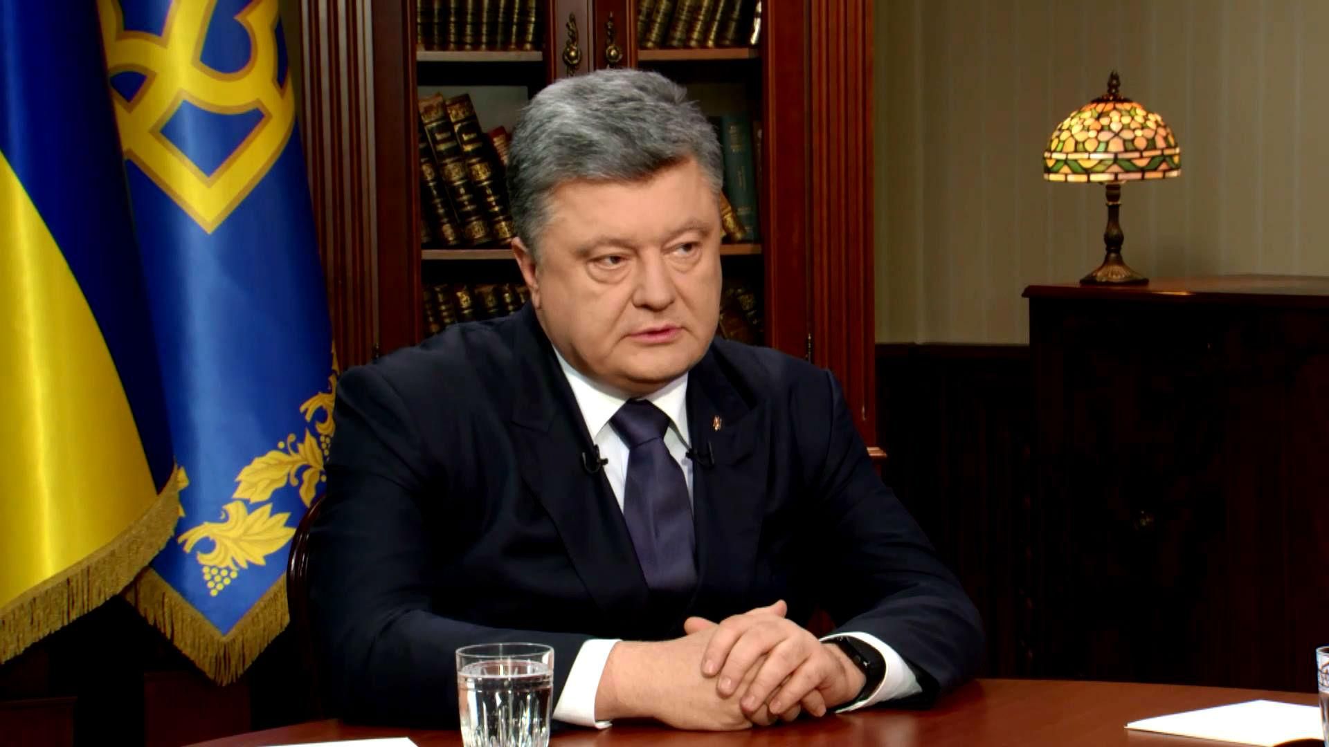 Интервью с Порошенко: о расследовании преступлений на Майдане и стрельбе на Донбассе
