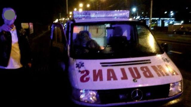 П’яний військовий роз’їжджав на швидкій у Львові П’яний військовий роз’їжджав на швидкій у Львові