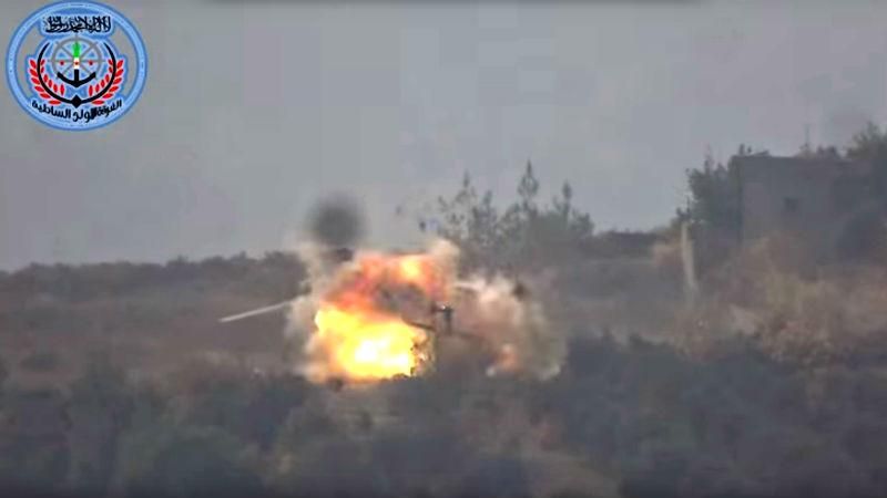 Сирійські повстанці знищують російський вертоліт — з’явилось відео