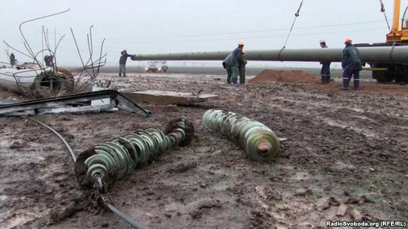 У Криму буде світло: електроопору відремонтували У Криму буде світло: електроопору відремонтували