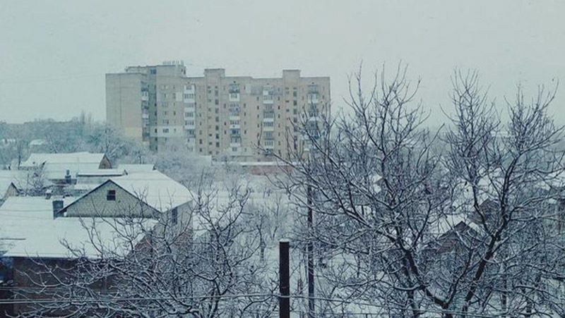 Перший сніг у Києві: люди тішаться, як діти