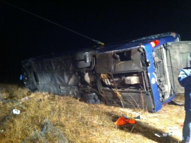 Автобус Москва – Донецк перевернулся в России: есть погибшие Автобус Москва – Донецк перевернулся в России: есть погибшие