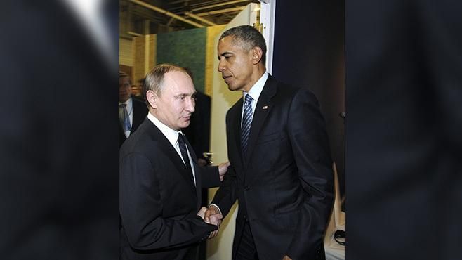 Путин и Обама не скрывали взаимной антипатии в Париже, — The Times