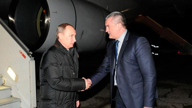 Путін запустив російське світло у Крим Путін запустив російське світло у Крим