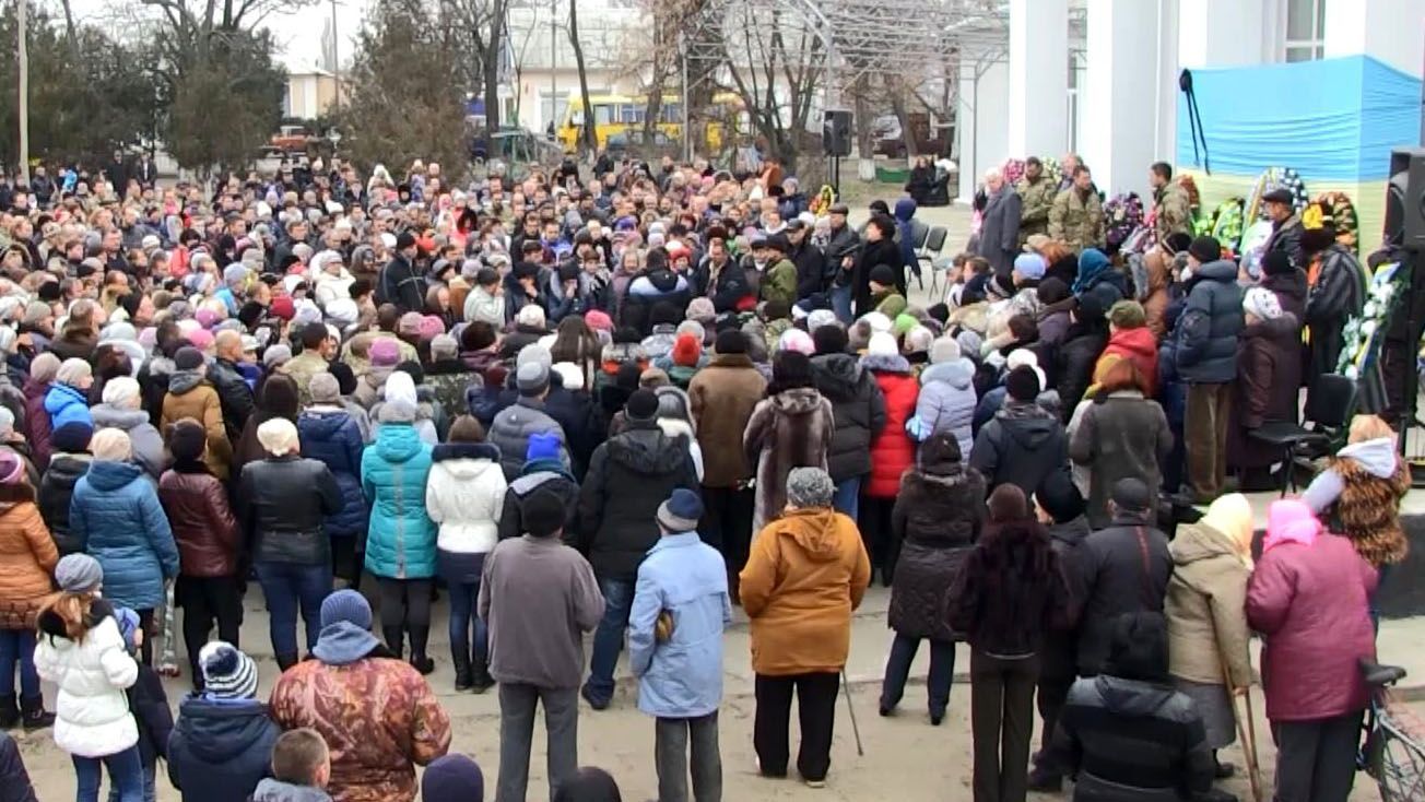 Легендарного "кіборга" поховали на Херсонщині