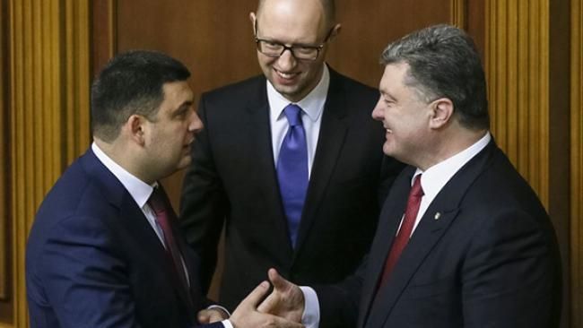Порошенко, Яценюк і Гройсман озвучили головні завдання на найближчий час Порошенко, Яценюк і Гройсман озвучили головні завдання на найближчий час