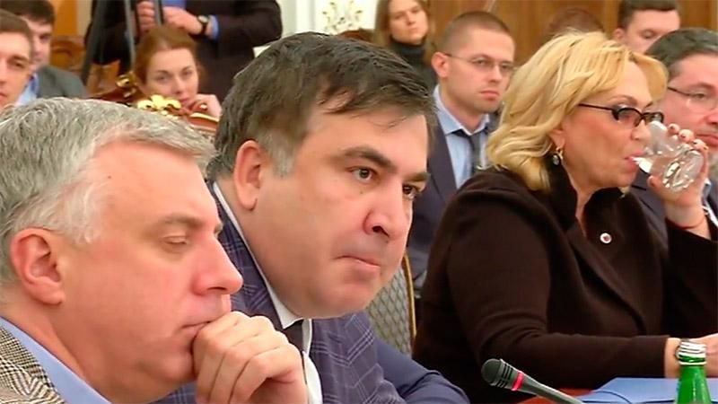 Саакашвили опубликовал свою версию видео с Аваковым