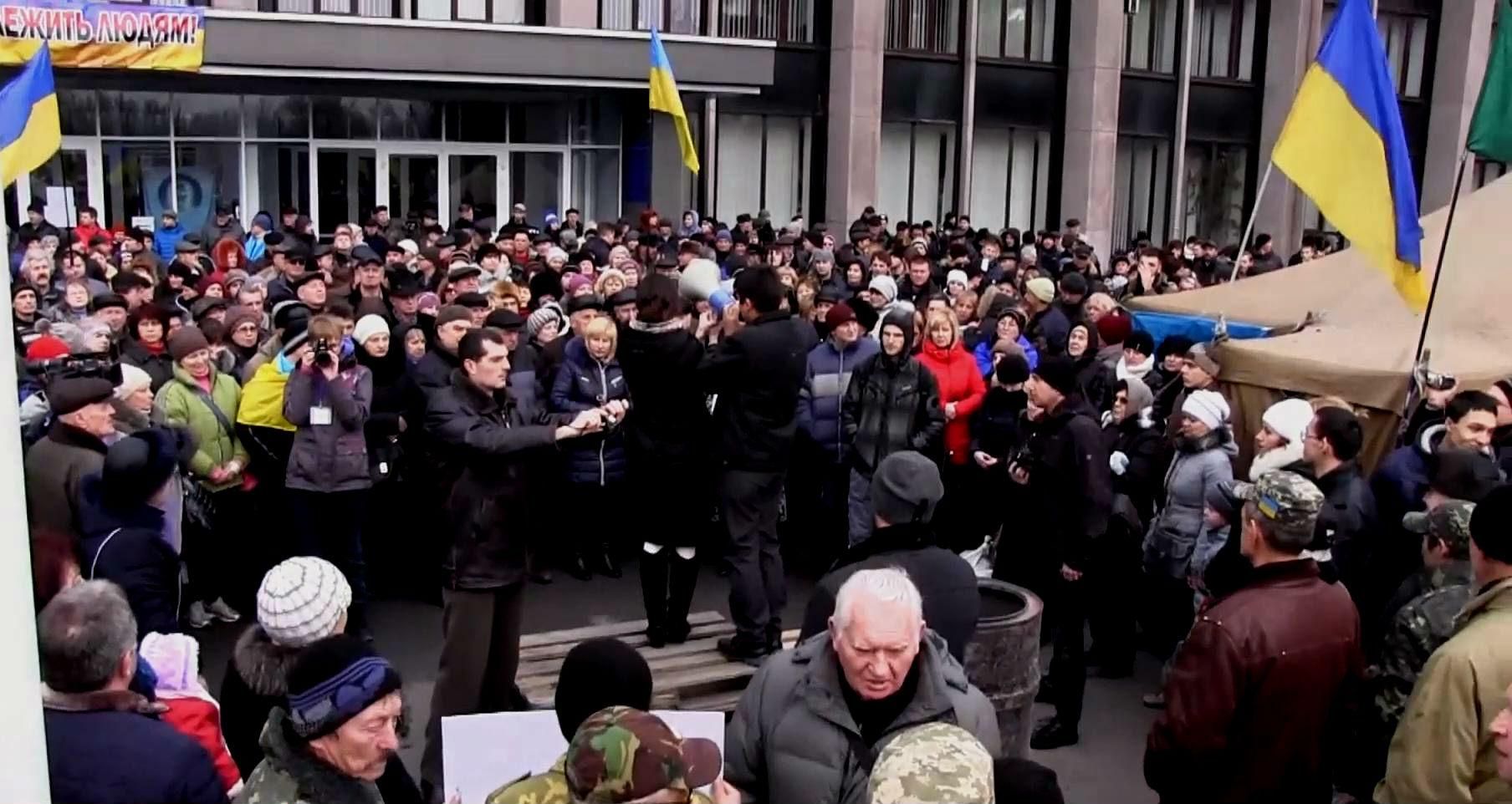 У Кривому Розі знову віче — люди збираються на Київ