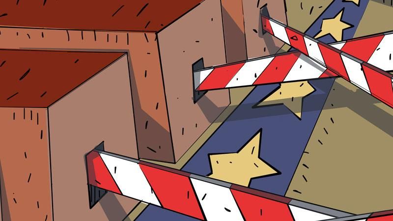 Карикатура недели: тернистый путь к безвизовому режиму Карикатура недели: тернистый путь к безвизовому режиму