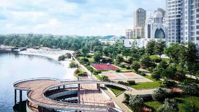 "УкрБуд" представил проект комплекса "Солнечная Ривьера" "УкрБуд" представил проект комплекса "Солнечная Ривьера"