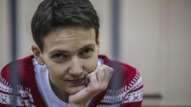 Савченко показала, чим займається під час голодування