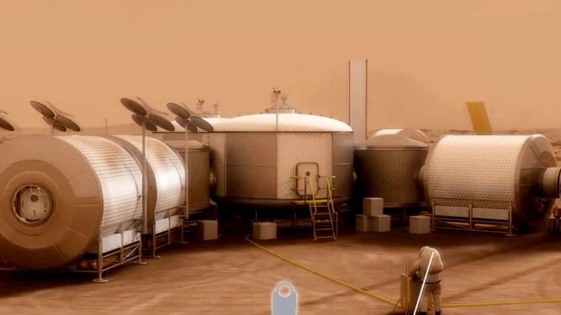 Первая марсианская база NASA; как человек засоряет космос Первая марсианская база NASA; как человек засоряет космос