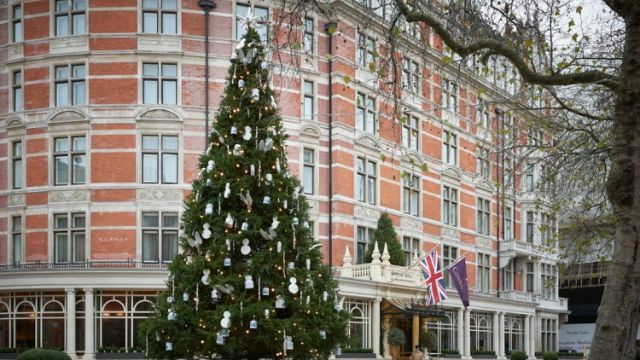 Скандальний британський художник виклично прикрасив ялинку у Лондоні Скандальний британський художник виклично прикрасив ялинку у Лондоні